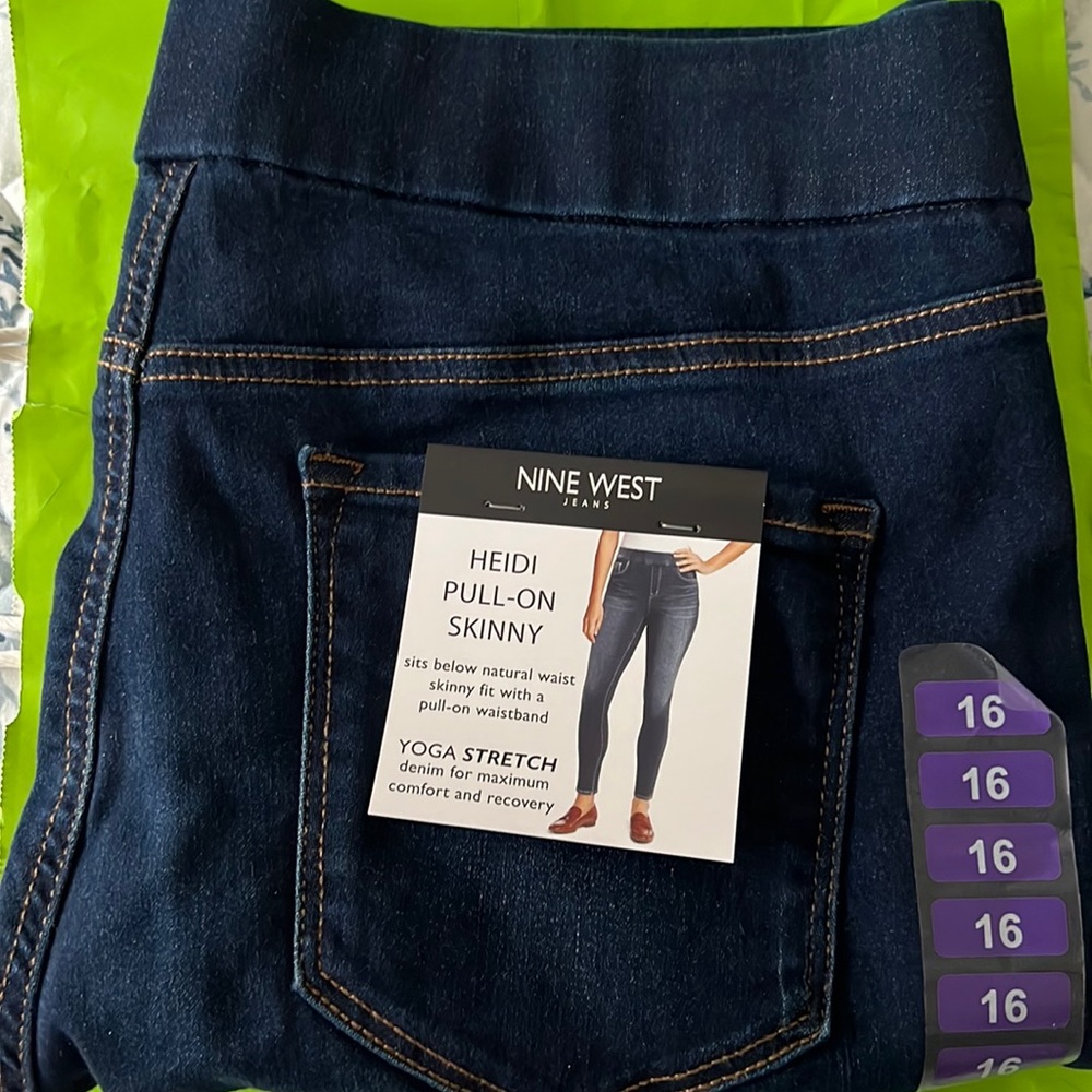 None West Heidi Pull-on Skinny jeans.  New with tags.  Yoga stretch. Great jean